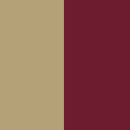 Khaki / Maroon